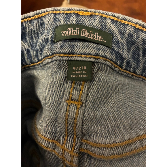 Distressed Grunge Wild Fable Blue Jean Size 4/27R.  0097 - Picture 8 of 9